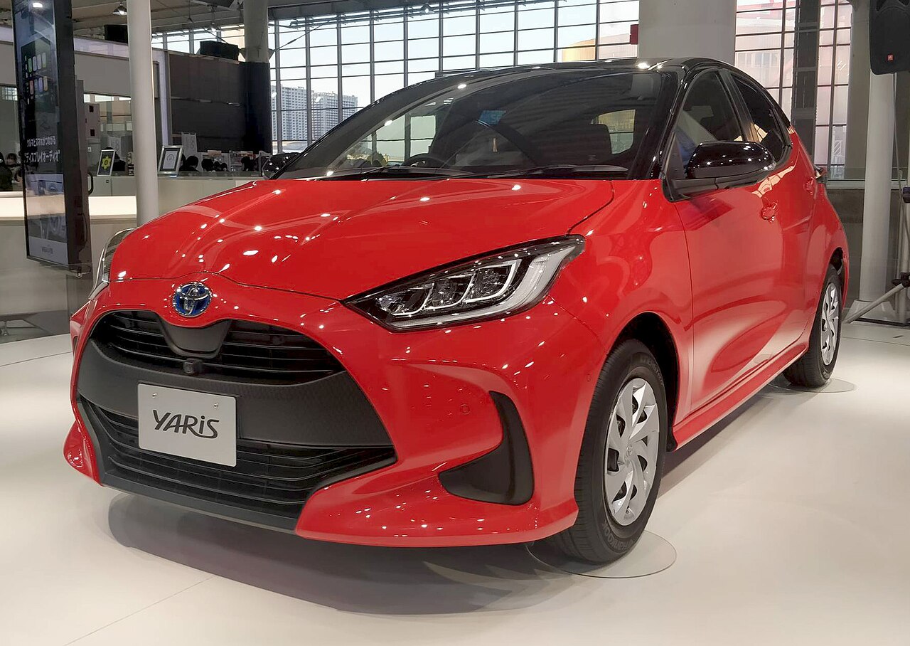 Toyota Yaris — representative Japanese-market example